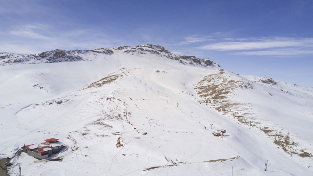 Bijar ski resort in Iran