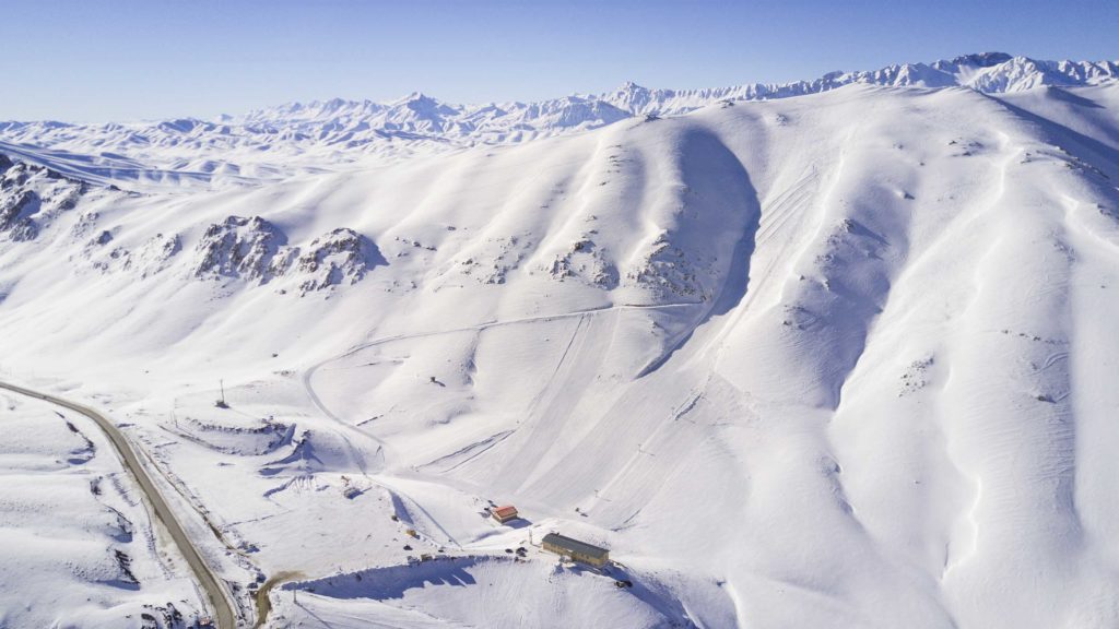 Fereydunshahr ski resort in Iran