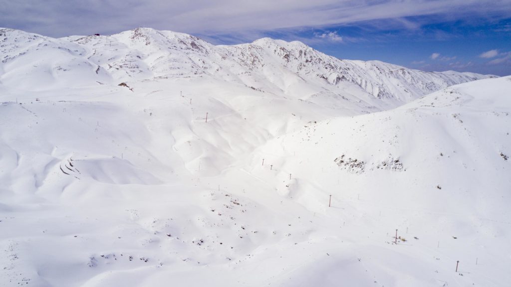 Pooladkaf ski resort in Iran