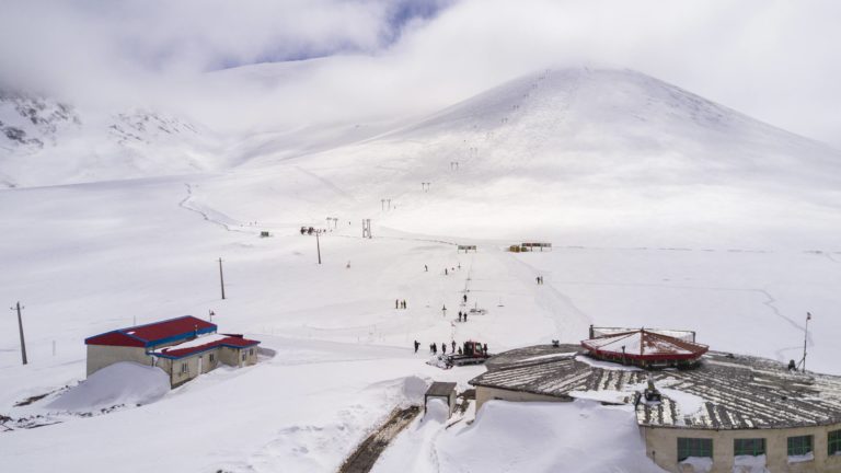 Sahand ski resort in Iran