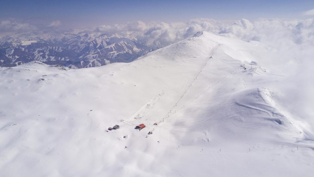 Tochal ski resort in Iran