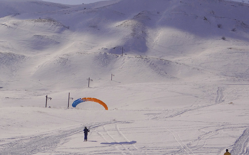 Speerinding in Iranian Khoshakoo ski resort